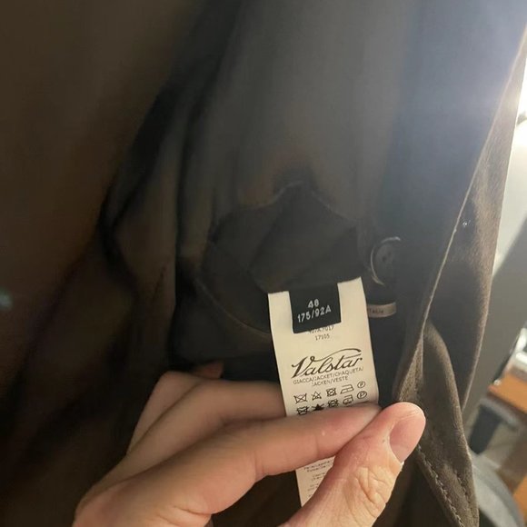 Valstar Caffe brown suede Valstarino bomber jacket 38US - Picture 4 of 5